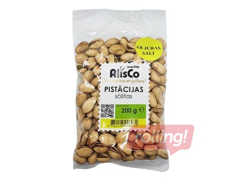 Roasted, salted pistachios AlisCo, 200g