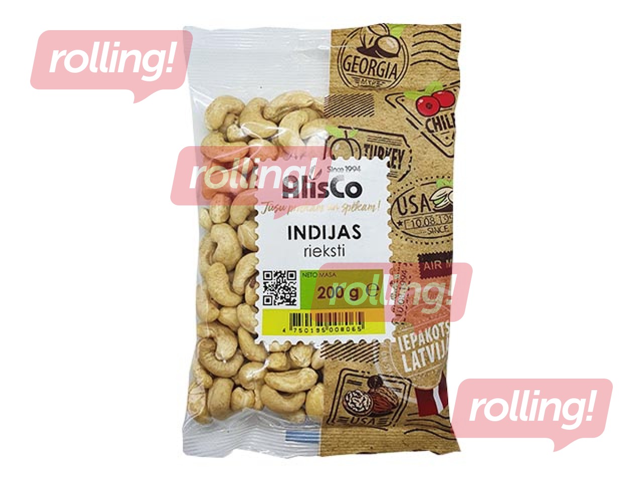 India pähklid AlisCo, 200 g