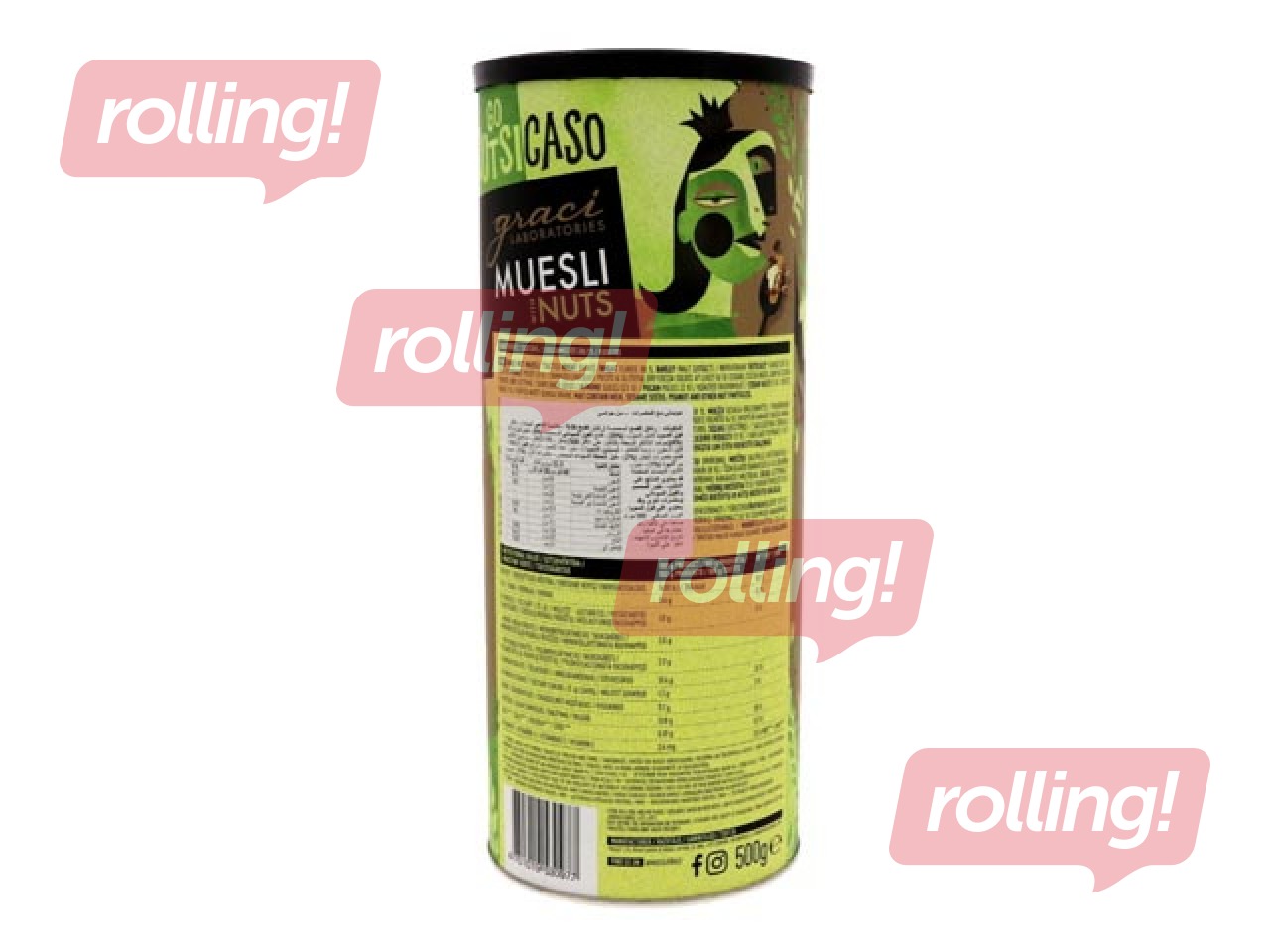 Muslis Graci ar riekstiem, 500g