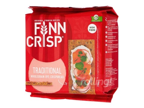 Традиционное прямоугольное печенье Finn Crisp, 200 г