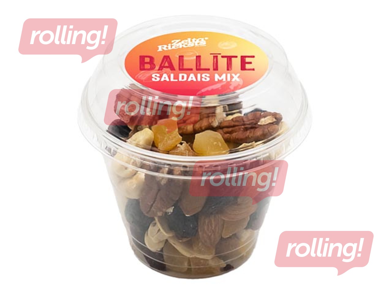 Riekstu un žāvētu augļu maisījums Ballīte ar mango 130g 