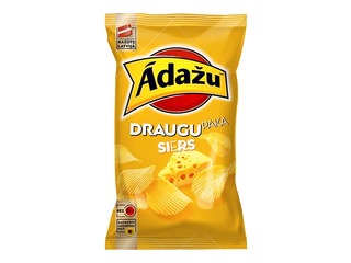 Чипсы Adažu Cheese Friends пачка, 180г