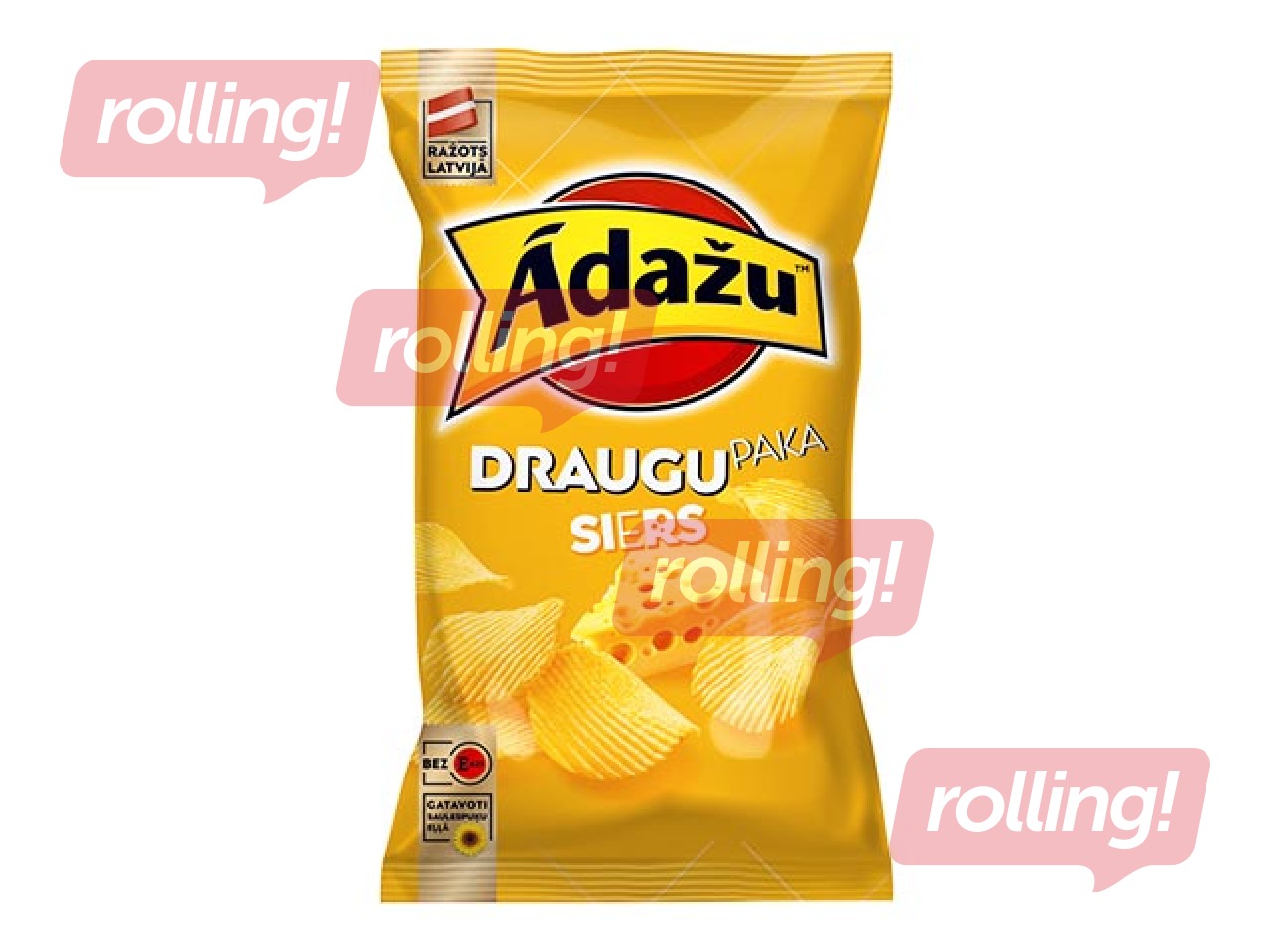 Чипсы Adažu Cheese Friends пачка, 180г