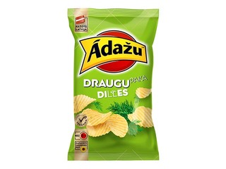 Чипсы Adažu Dill Friends пачка, 180г