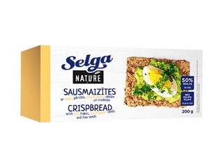 Nature sandwiches with oatmeal and seeds Selga, 200 g
