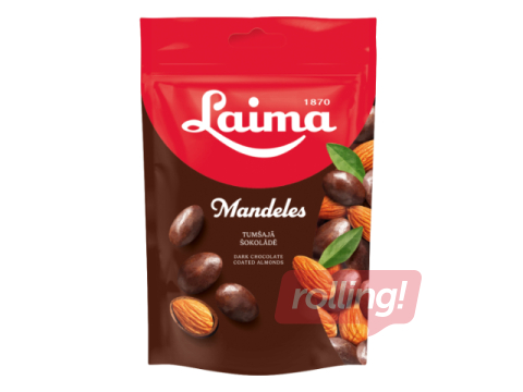 Mandeles tumšajā šokolādē Laima, 140g