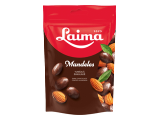 Mandeles tumšajā šokolādē Laima, 140g