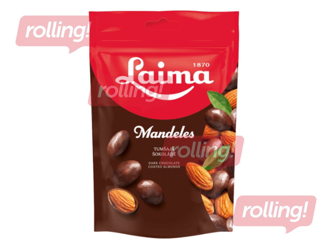 Mandeles tumšajā šokolādē Laima, 140g
