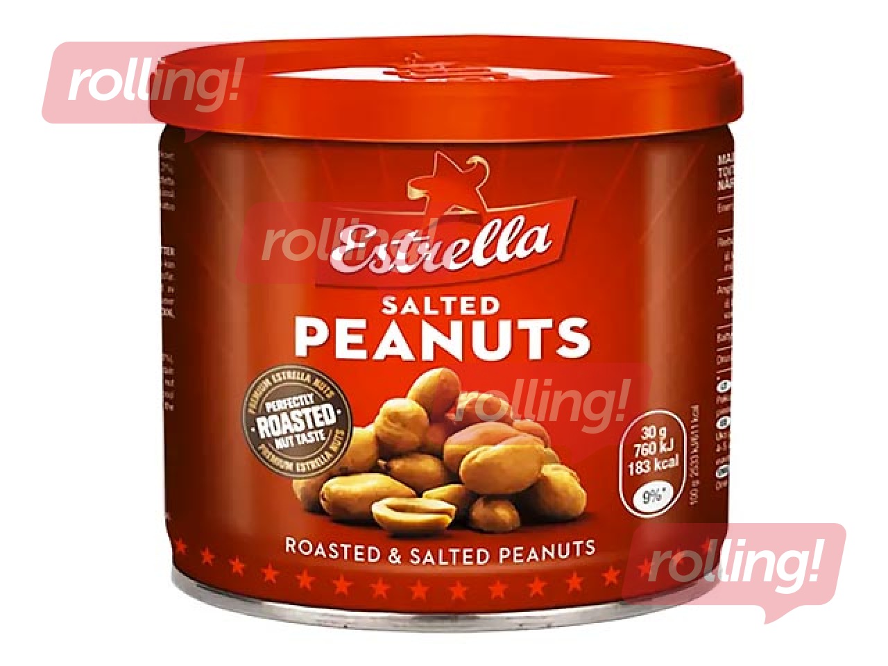 Zemesrieksti Estrella, sālīti, metāla bundžā, 140g