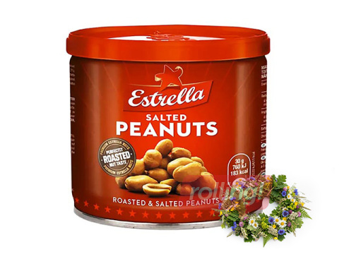 Zemesrieksti Estrella, sālīti, metāla bundžā, 140g +Līgo dāvana!