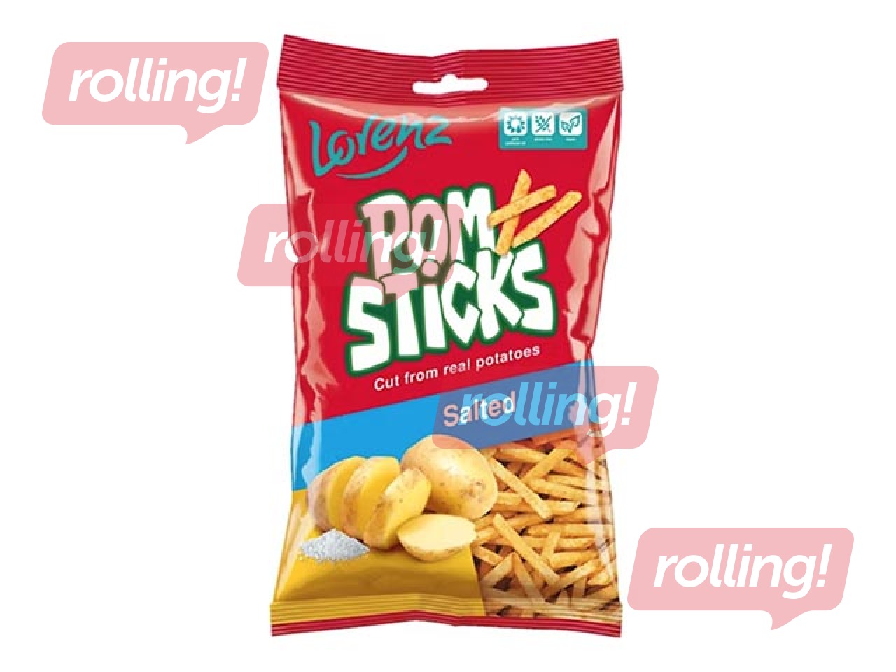 Kartupeļu salmiņi Lorenz Pomsticks, sāļie, 100g