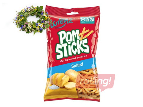 Kartupeļu salmiņi Lorenz Pomsticks, sāļie, 100g +Līgo dāvana!