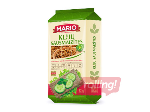 Crispbread, Mario, bran, 155g