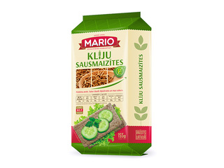 Хлебцы, Mario, с отрубями, 155г