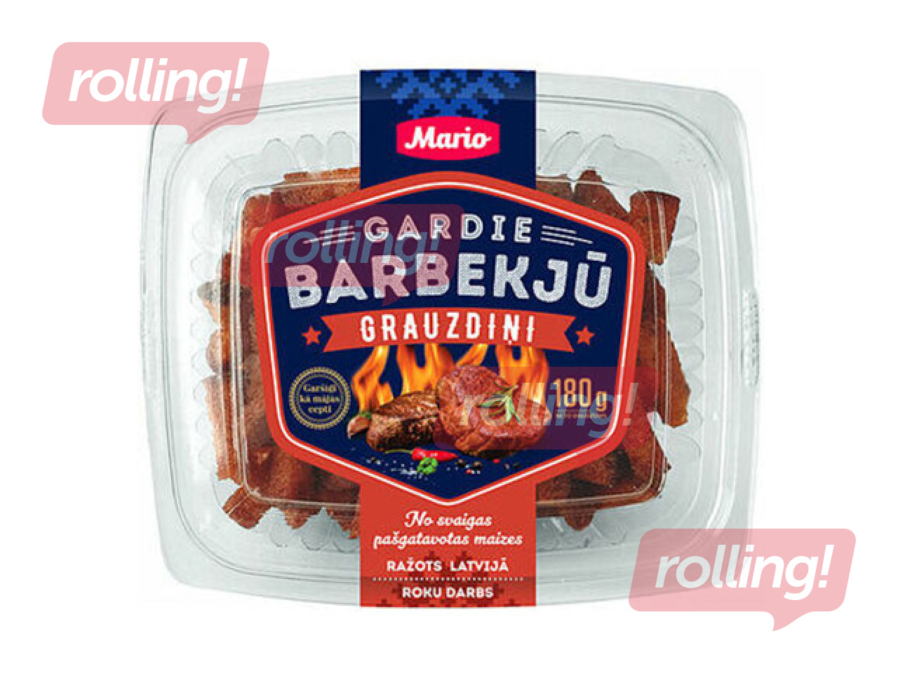 Grauzdiņi, Mario, bārbekjū, 180g