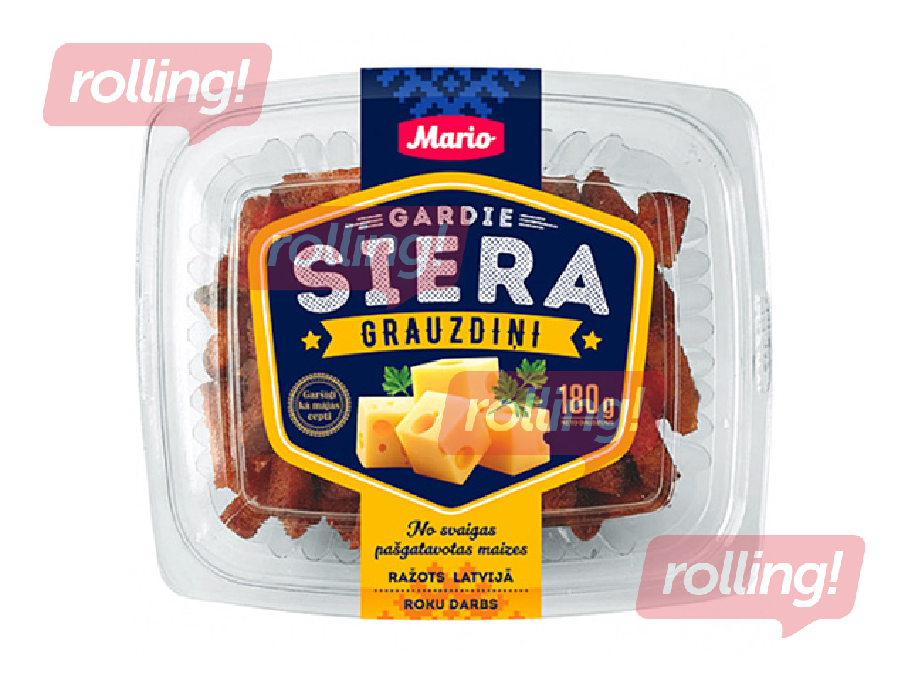 Grauzdiņi, Mario, ar sieru, 180g