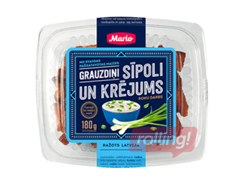Croutons, Mario, onion and sour cream, 180g