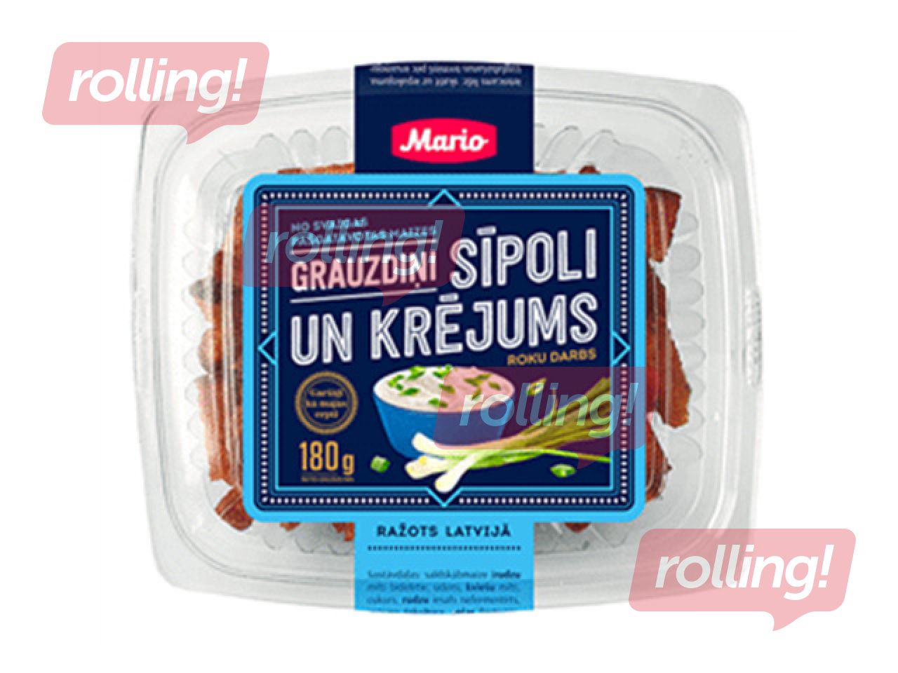 Croutons, Mario, onion and sour cream, 180g
