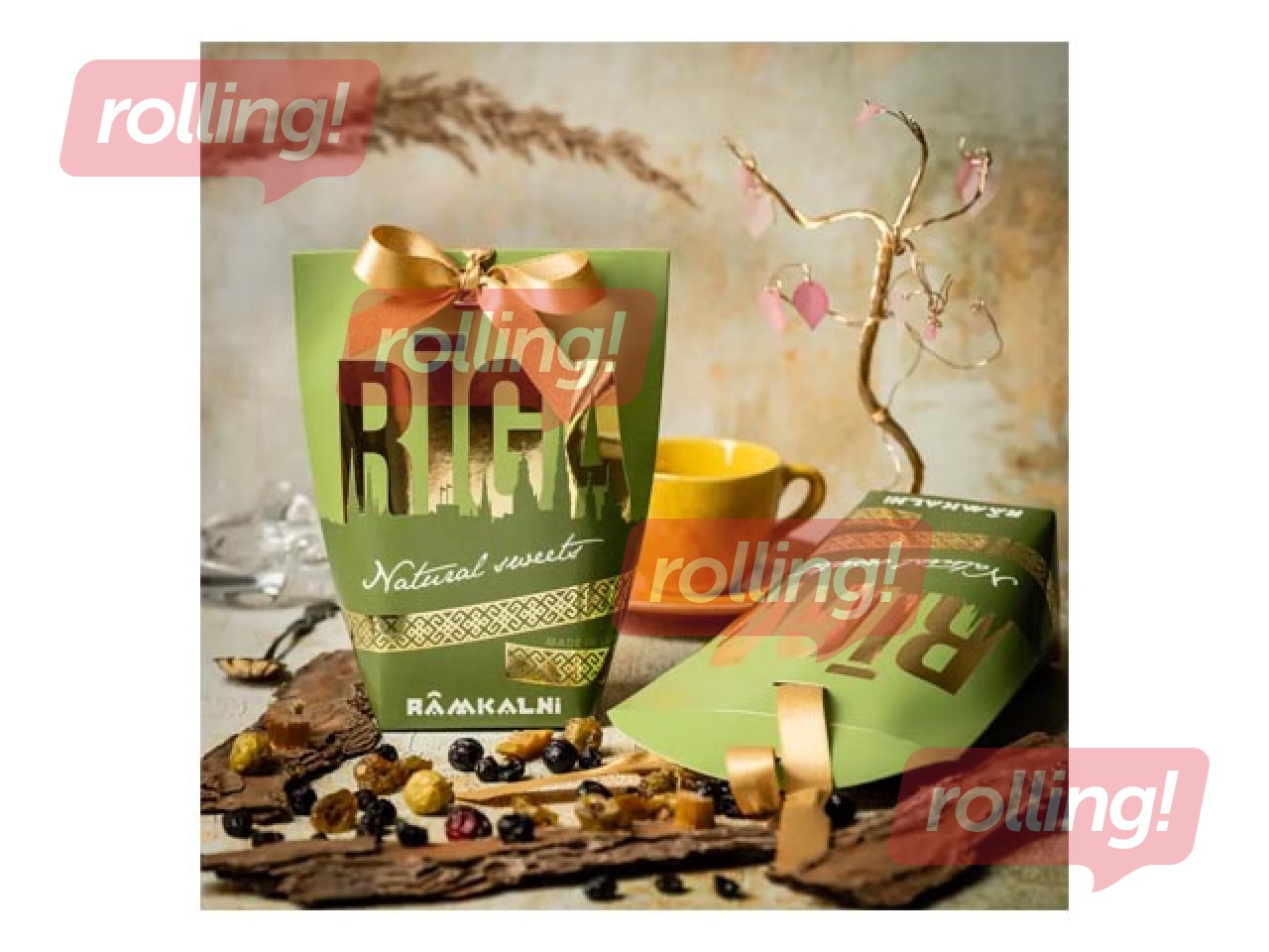 Sukādes Rāmkalni Rīga, asorti, dāvanu iepakojumā, 150g