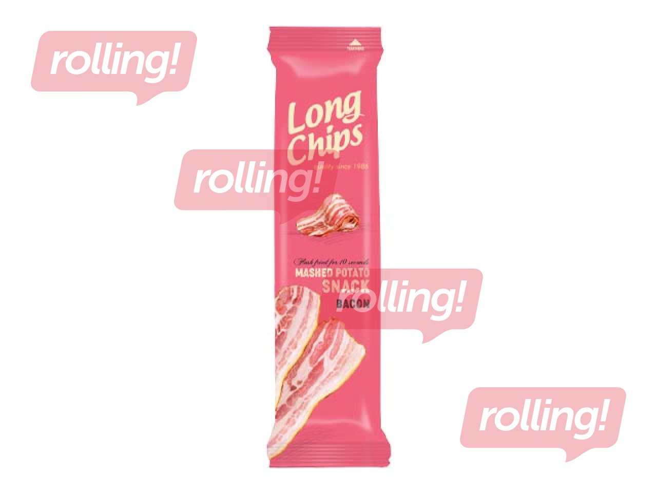 Čipsi Long Chips, ar bekona garšu, 75g