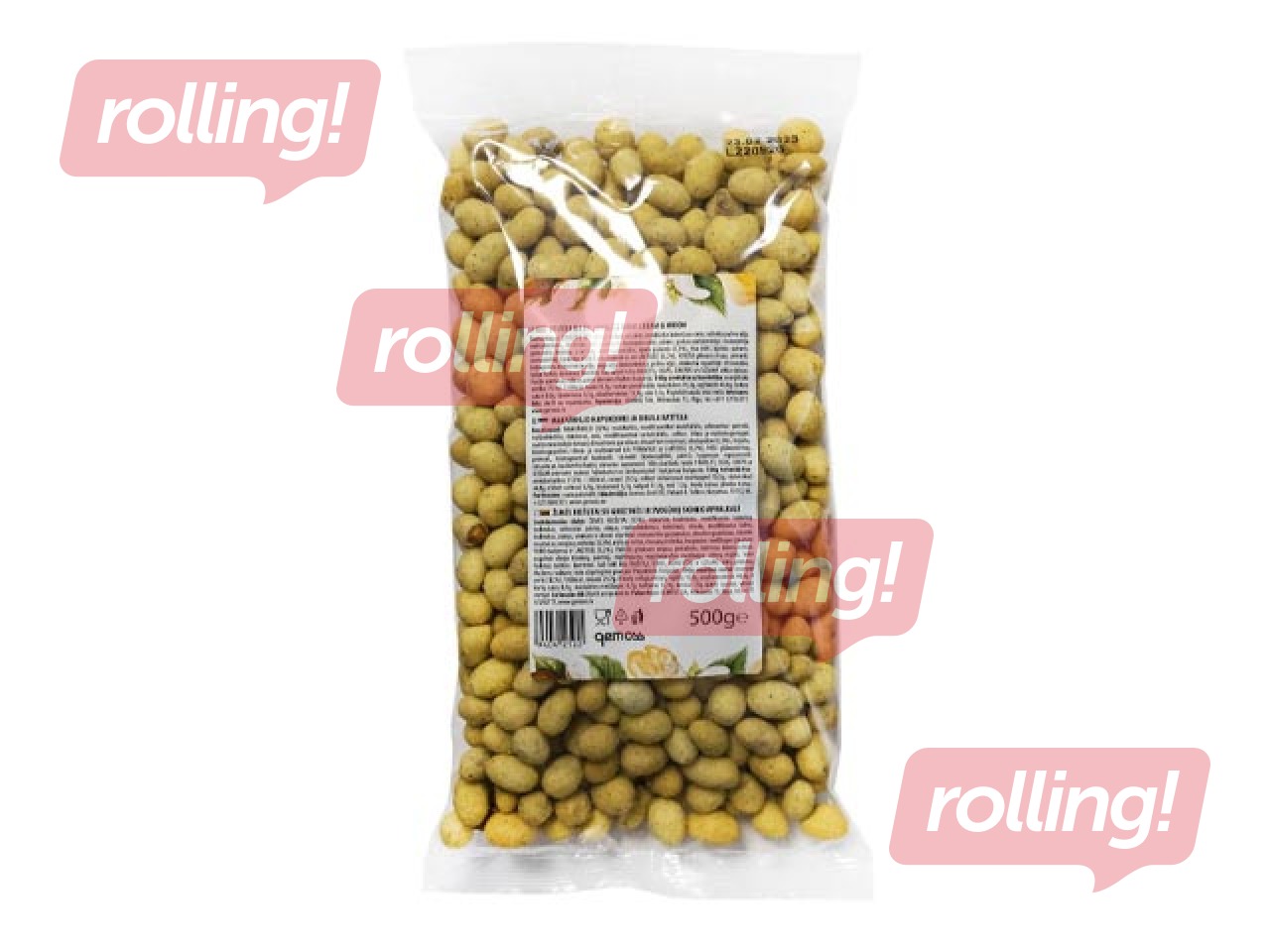 Zemesrieksti apvalkā ar krējumu un sīpoliem 500g