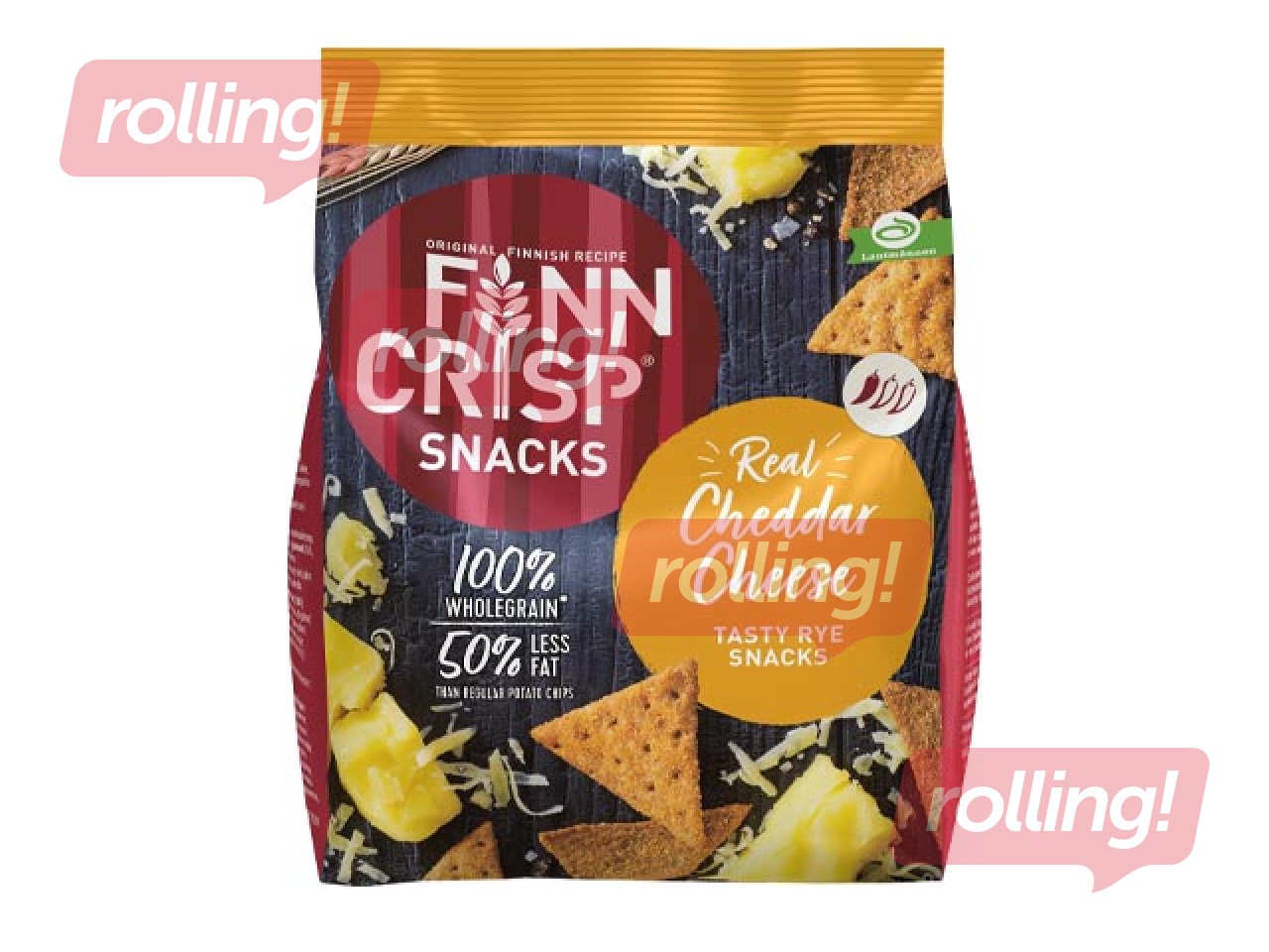 Uzkoda Finn Crisp ar čedara sieru, 150g