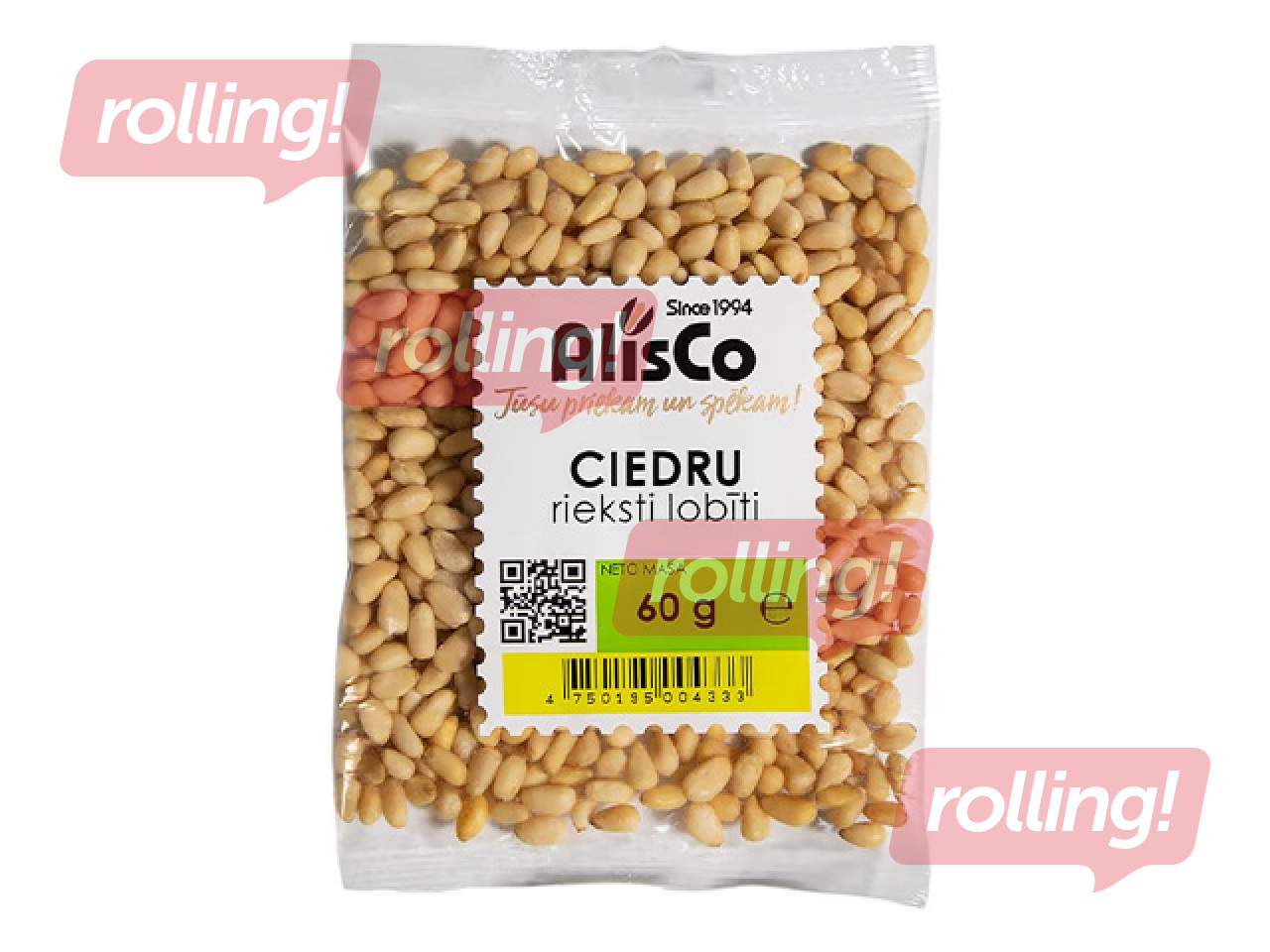 Ciedru rieksti AlisCo, 60g