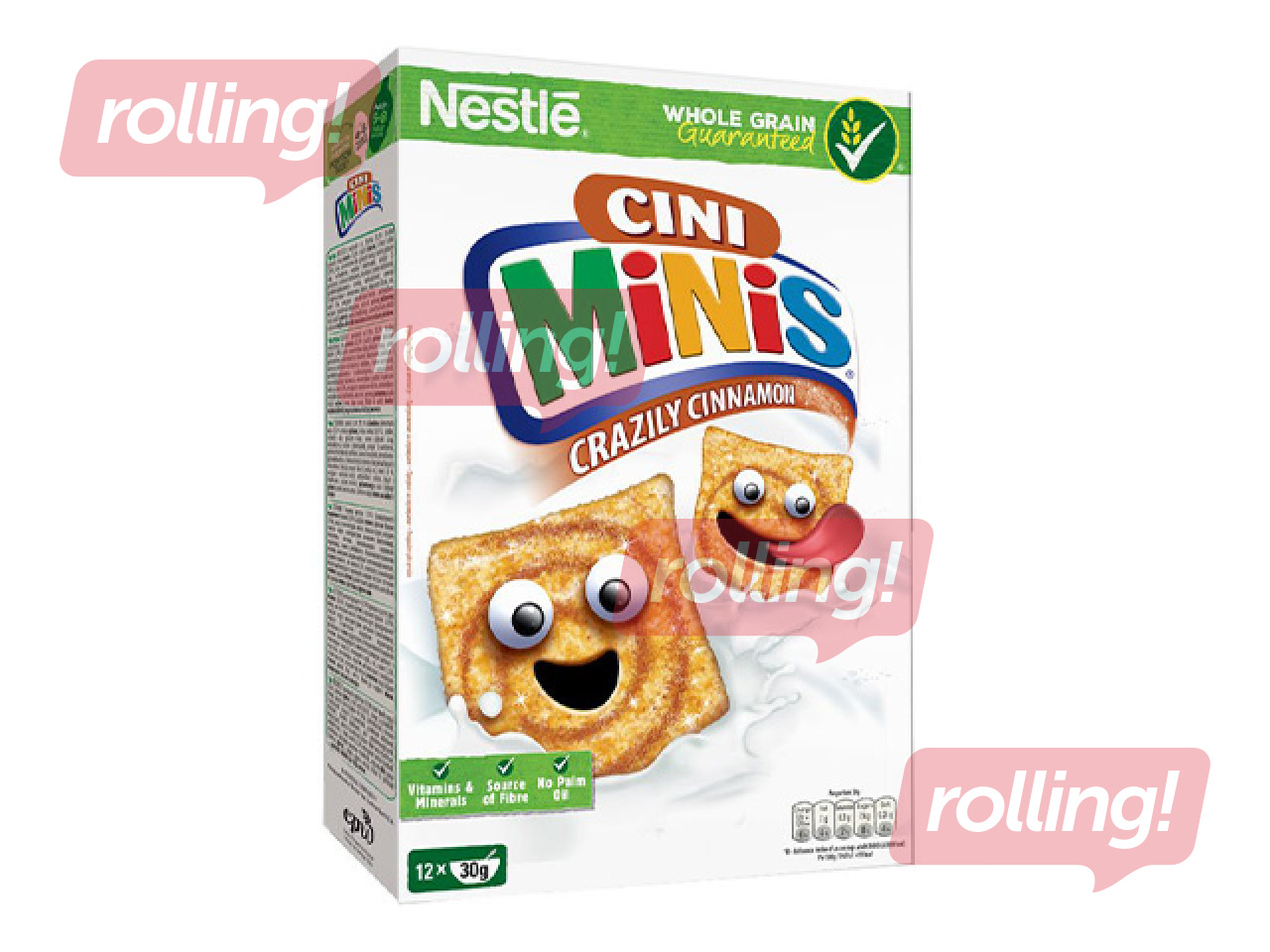 Sausās brokastu pārslas Nestle Cini Minis 375g