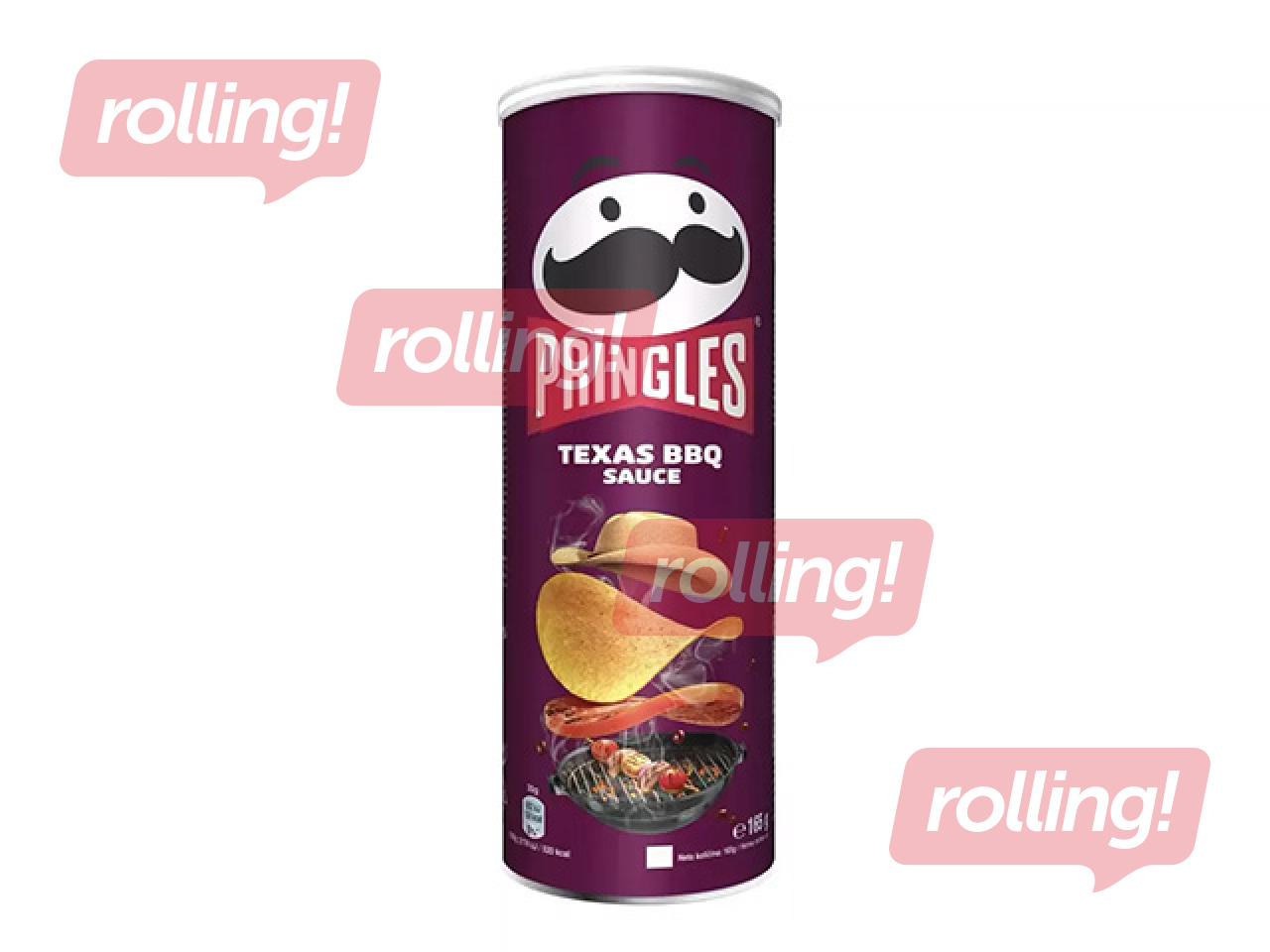 Čipsi Pringles ar barbekjū garšu, 165g
