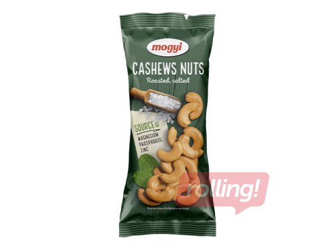 Indijas rieksti Mogyi, grauzdēti, sālīti, 70g