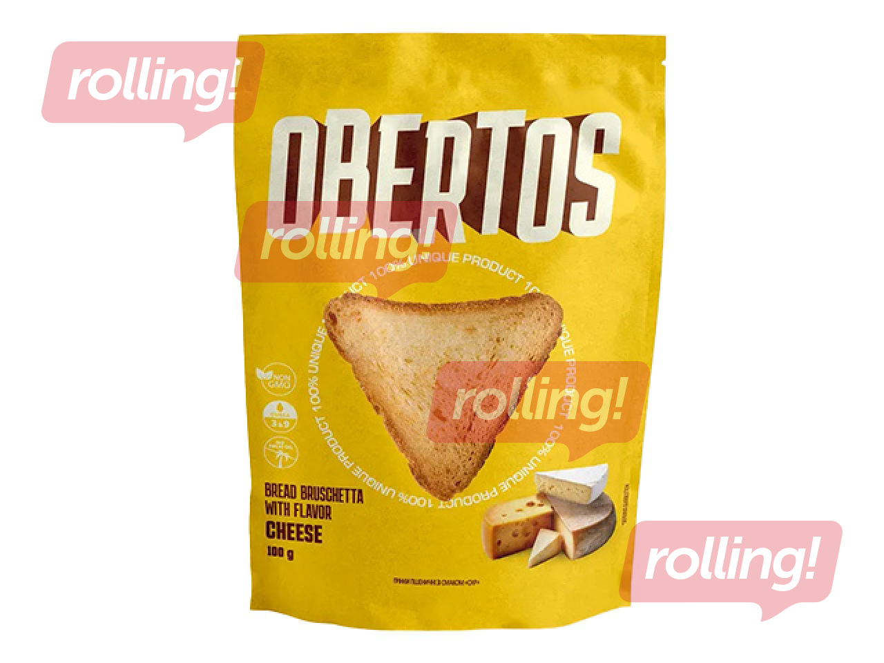 Sausmaizītes Obertos ar siera garšu, 100g