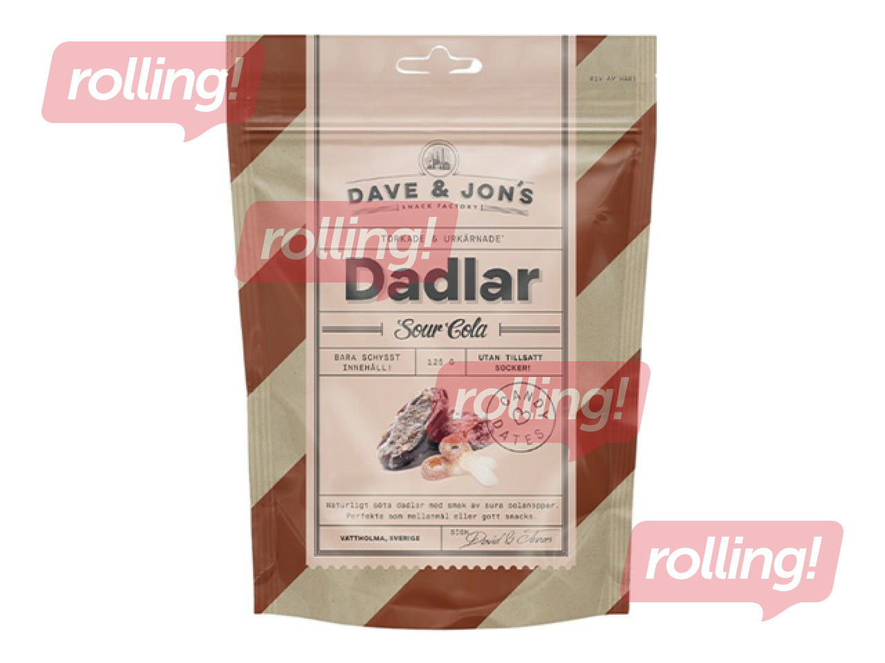 Dates Dave & Jon’s, Sour Cola, 125g