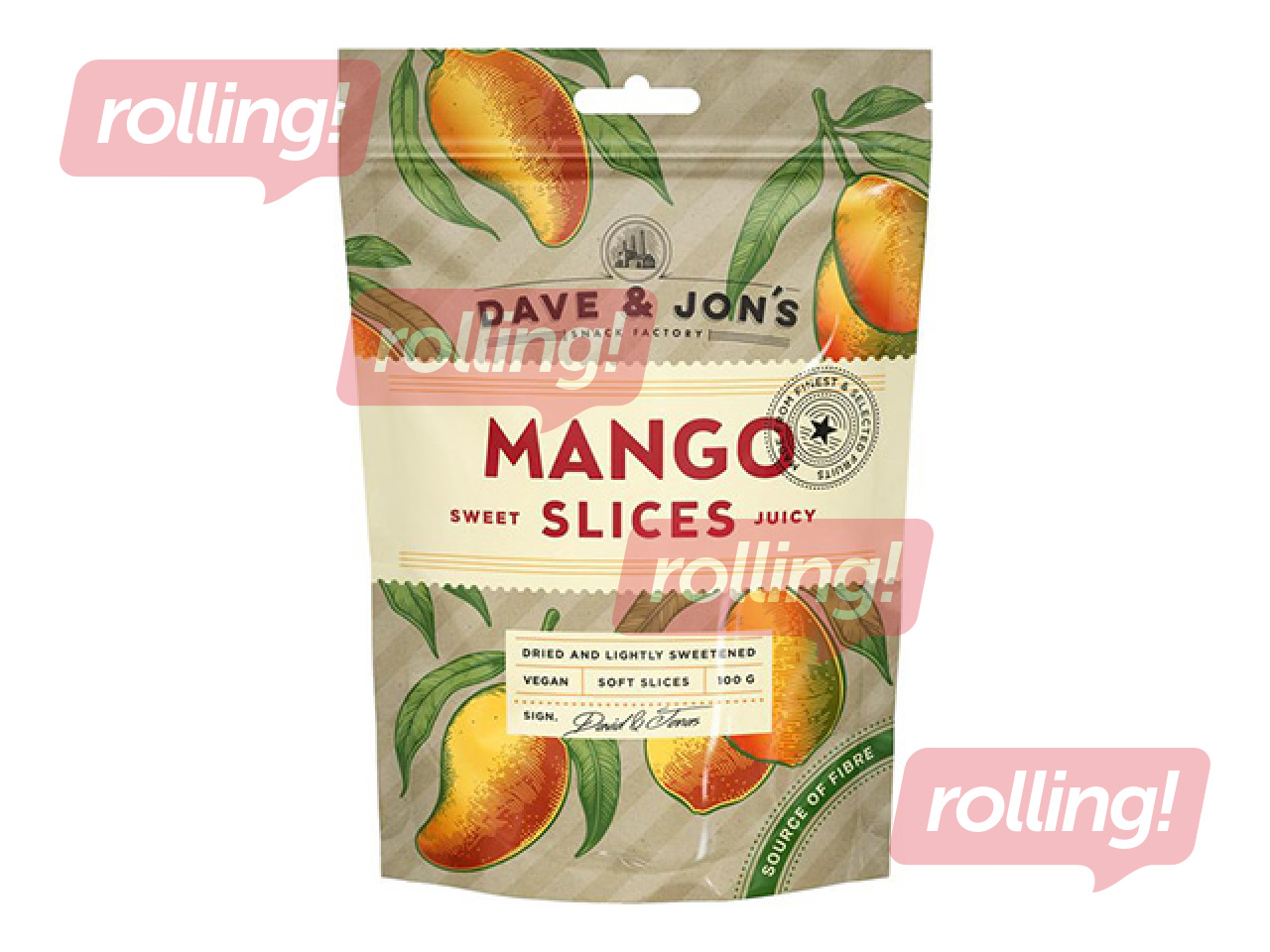 Žāvēti mango Dave & Jon's, 100g