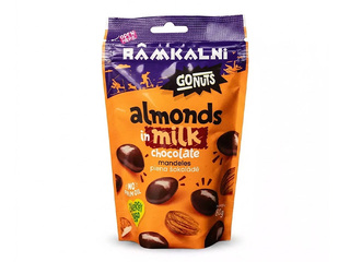 Mandeles Rāmkalni, piena šokolādē, 80g