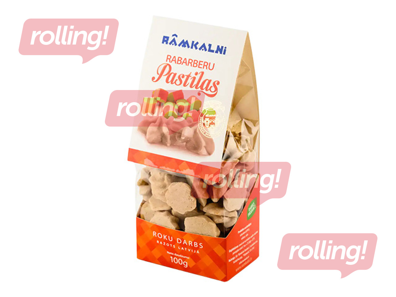 Pastilas Rāmkalni, rabarberu, 100g