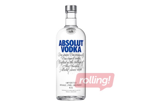 Degvīns Absolut Vodka, 40%, 1l