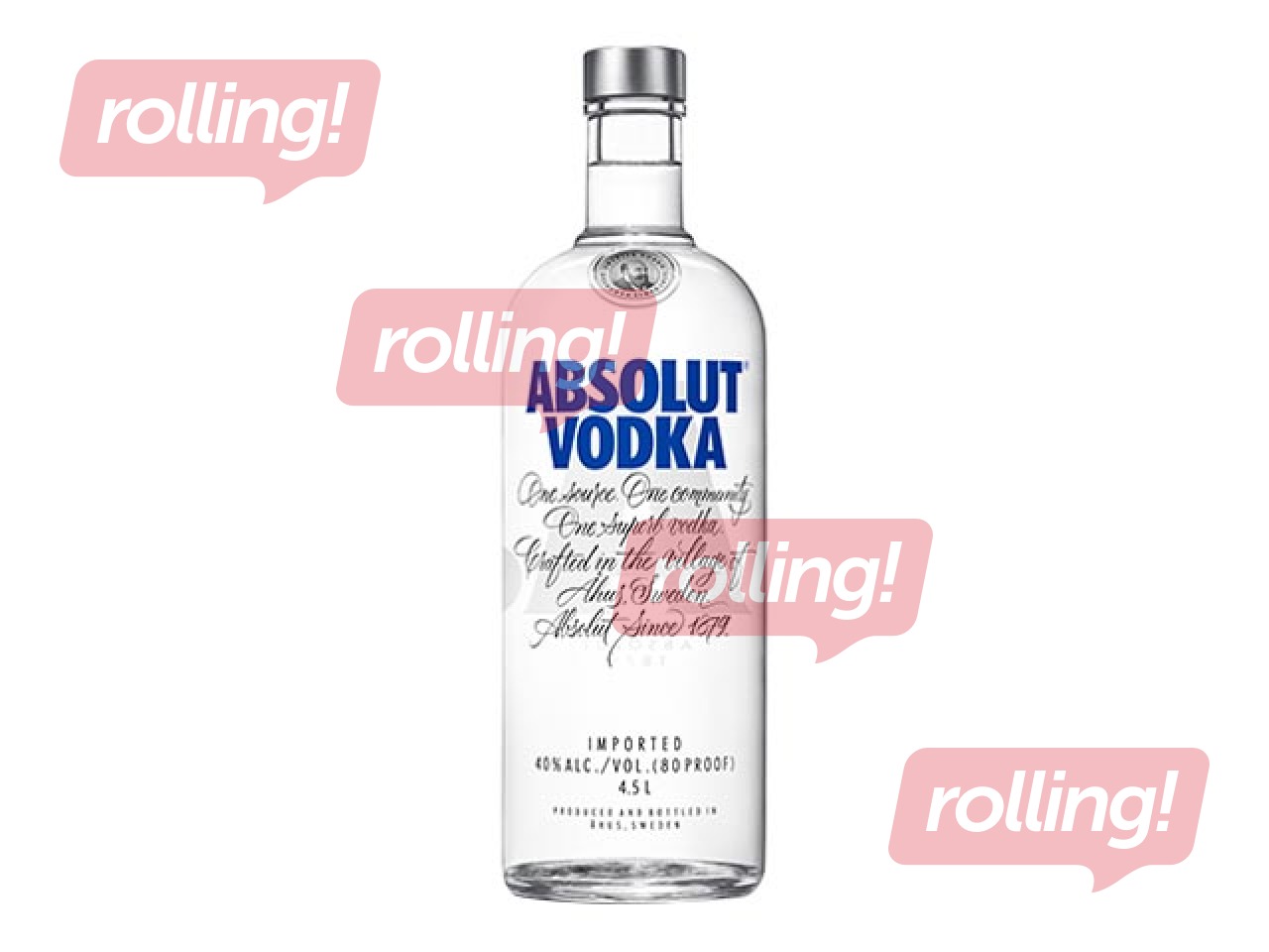 Degvīns Absolut Vodka, 40%, 1l