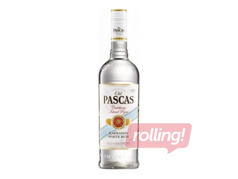 Rum Old Pascas White, 37.5%, 1L