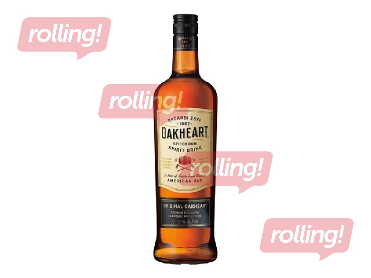 Rums Bacardi Oakheart, 32,5%, 700ml