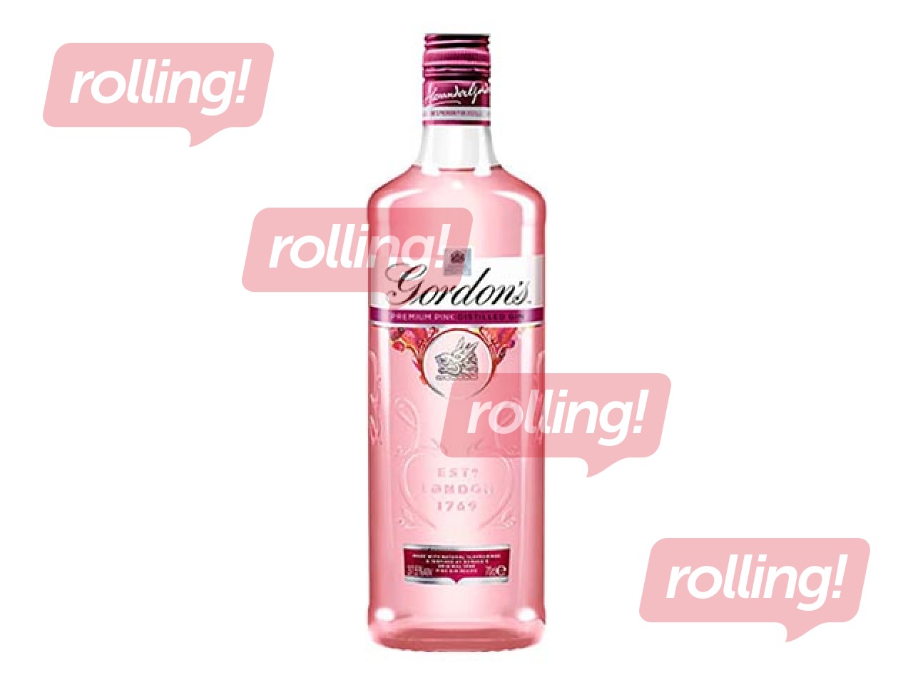 Džins Gordon's Pink,  37,5%, 700ml