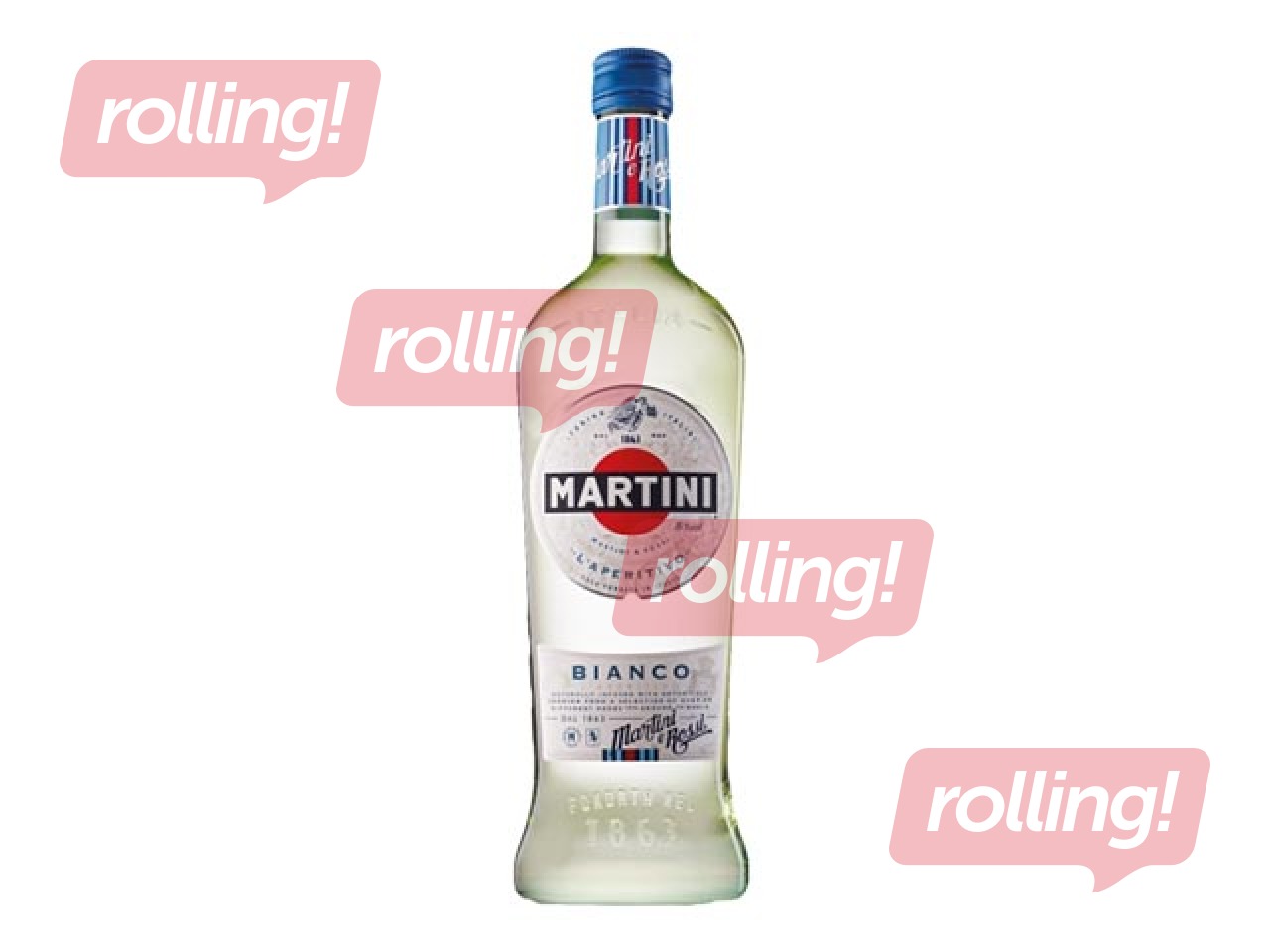 Vermuts Martini Bianco, 15%, 1l