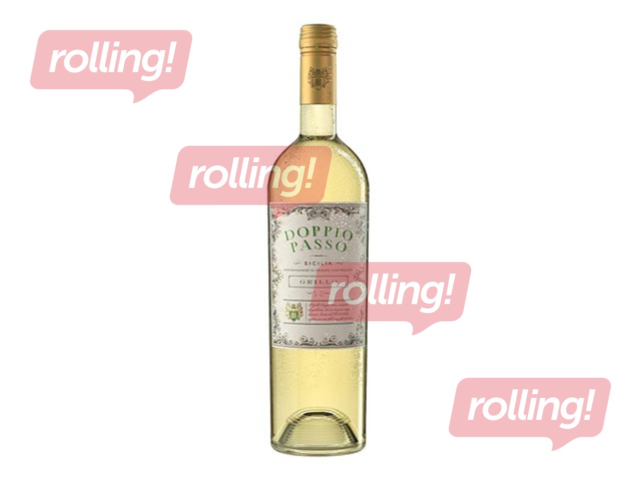 White wine Doppio Passo Grillo DOC Sicilia, 13%, 0.75l