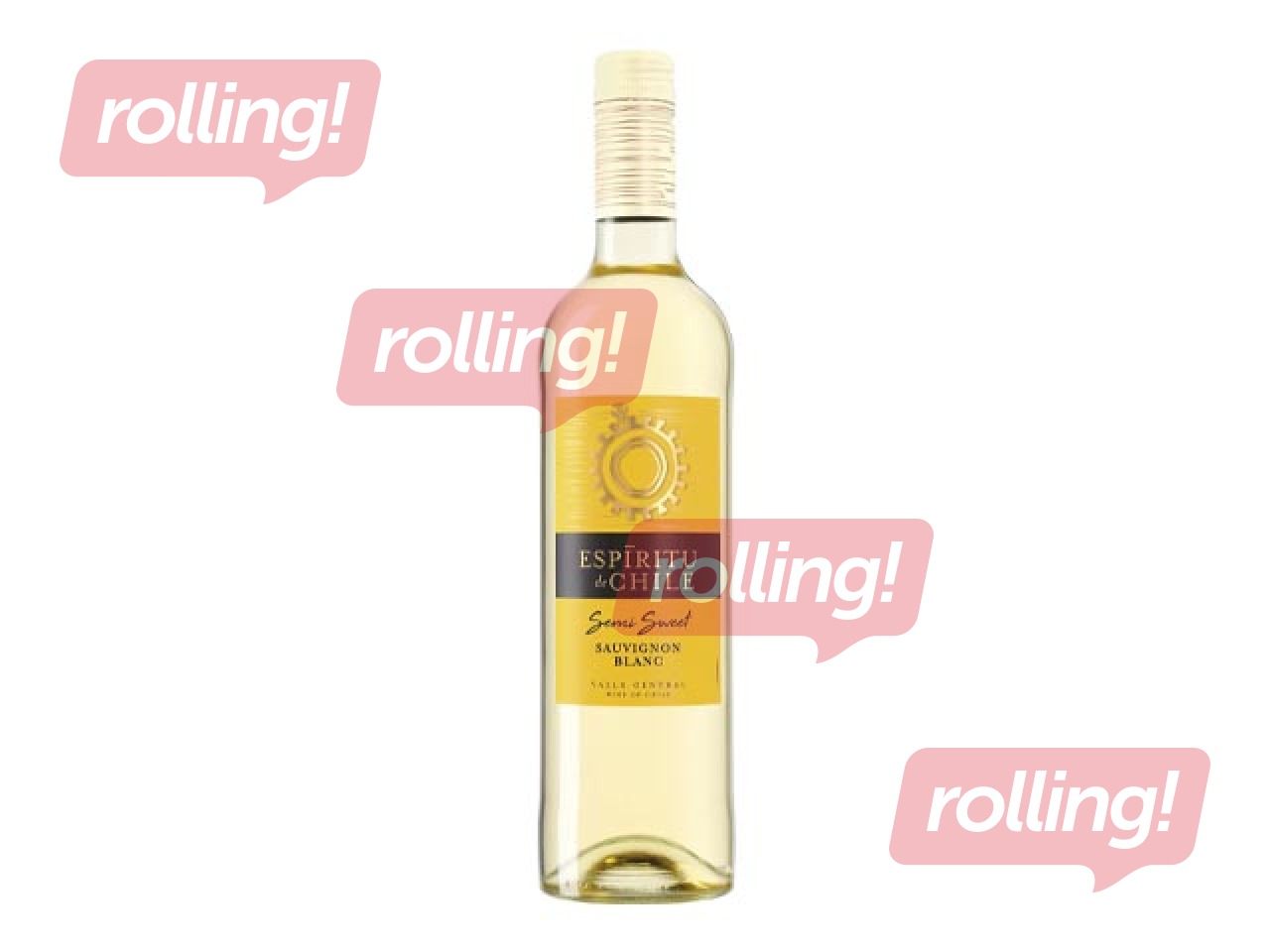 Baltvīns Espiritu De Chile, Sauvignon Blanc, Semi-sweet, 12%, 750ml