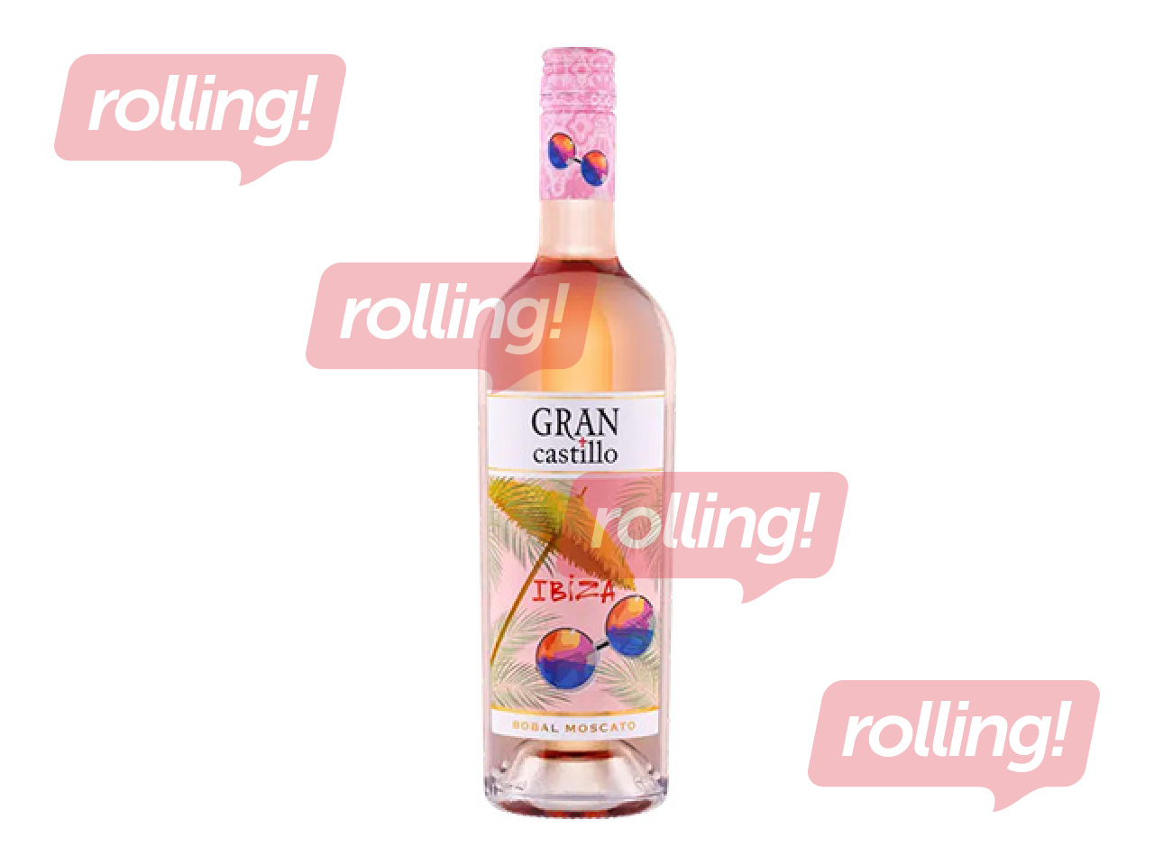 Sārtvīns Gran Castillo, Ibiza, Bobal Moscato, Rosé, 11%, 750ml