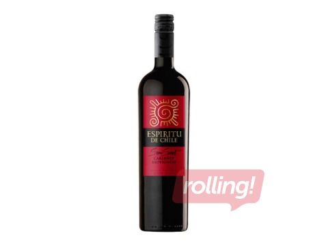 Punane vein Espiritu De Chile, Cabernet Sauvignon, poolmagus, 12%, 750ml