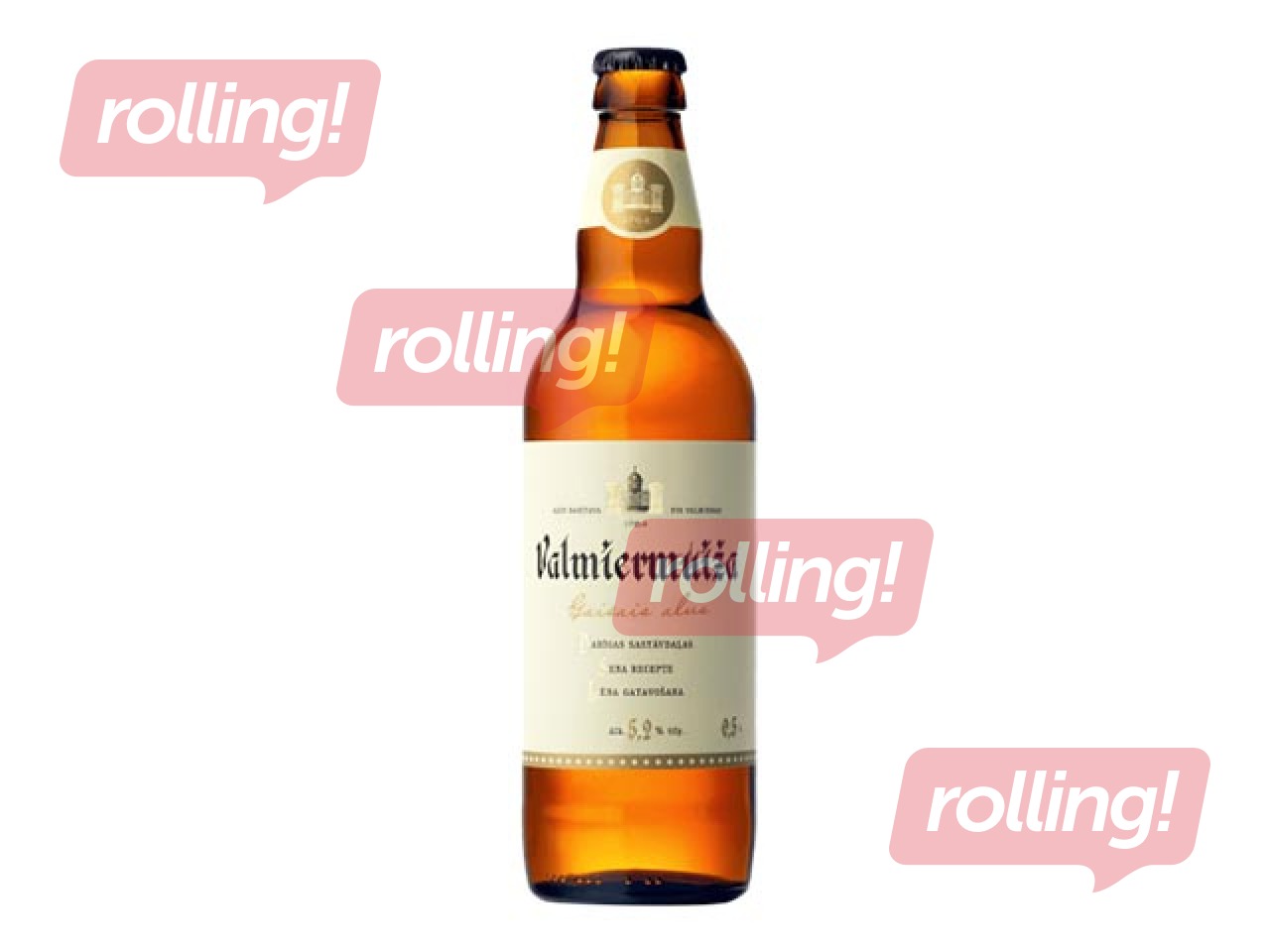 Пиво Valmiermuižas Gaišais, 5.2%, 0.5Л