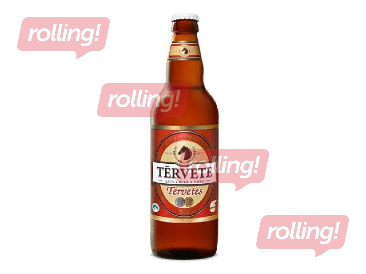 Alus Tērvetes Gaišais, 5.3%, 500ml (Taras depozīts iekļauts cenā)