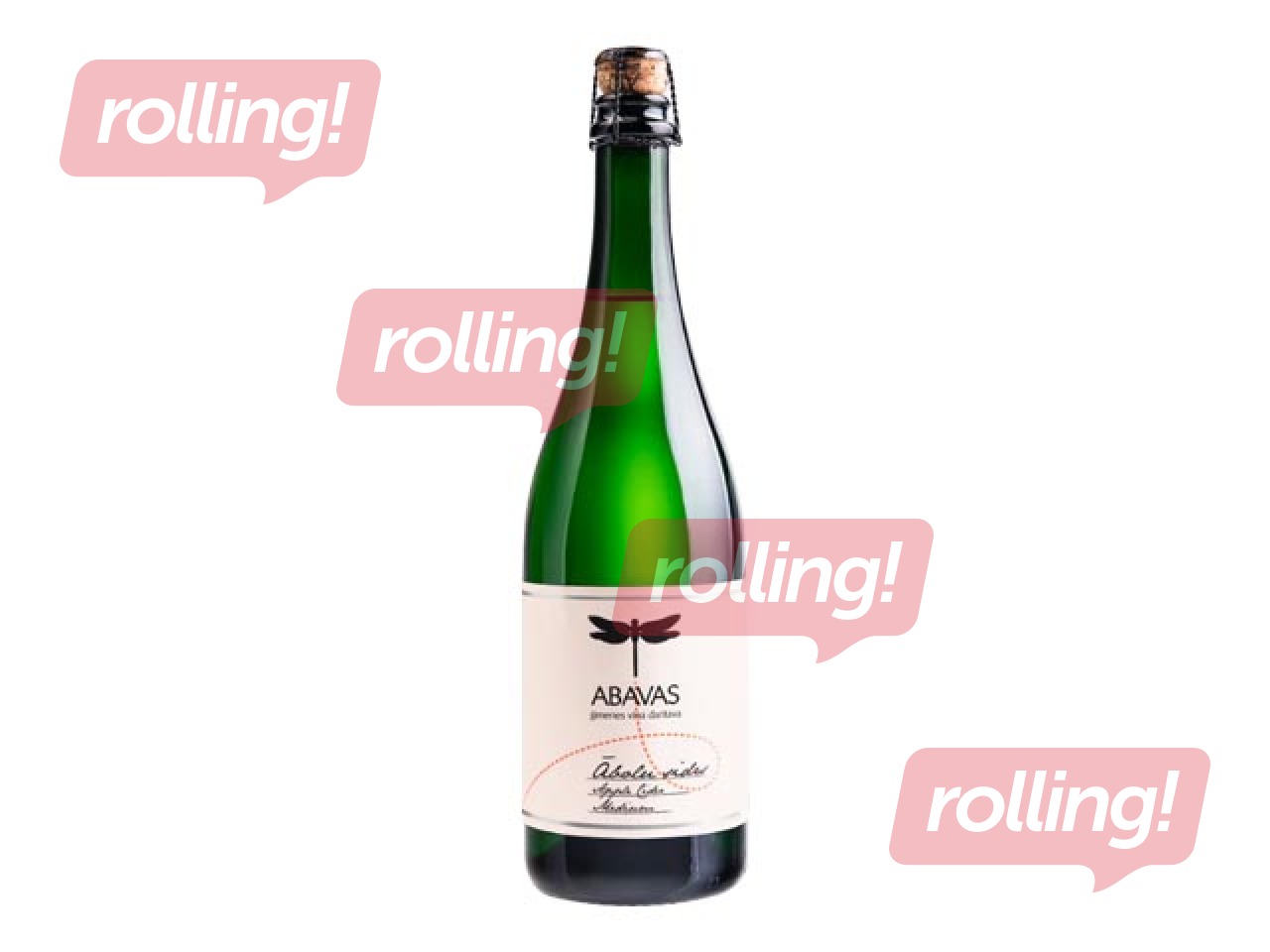 Sidrs Abavas ābolu medium, 7,5%, 750ml (Taras depozīts iekļauts cenā)