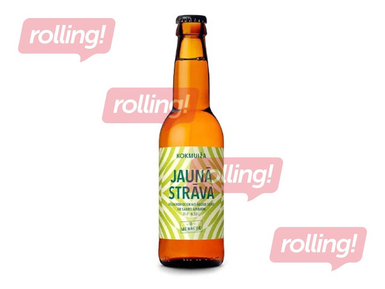 Bezalkoholiskais sidrs Kokmuižas Jaunā strāva, 330ml (Taras depozīts iekļauts cenā)