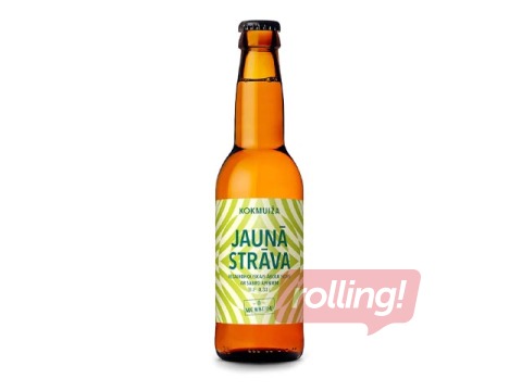 Non-alcoholic cider Kokmuiža, Jaunā strāva, 0%, 0.33l (Tare deposit included in the price)
